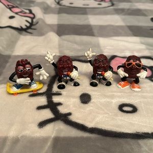 McDonald’s California raisins lot of 4